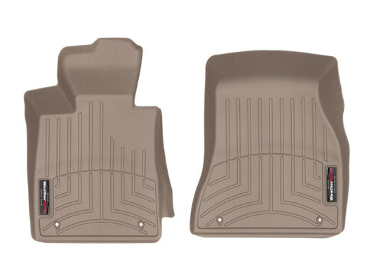 Kies-Motorsports WeatherTech WeatherTech 2017+ BMW 5-Series Front FloorLiner - Tan (xDrive Only - Does Not Fit RWD)