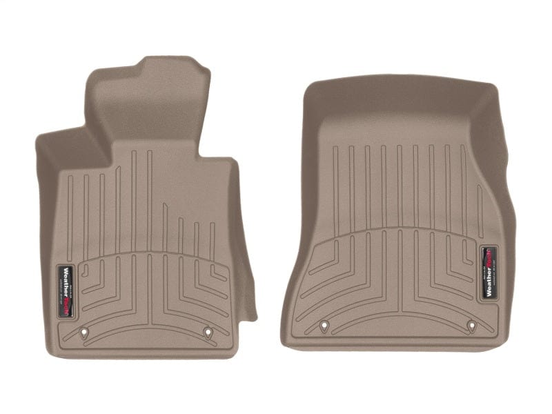 WeatherTech 2017+ BMW 5-Series Front FloorLiner - Tan (xDrive Only - Does Not Fit RWD) Secondary image