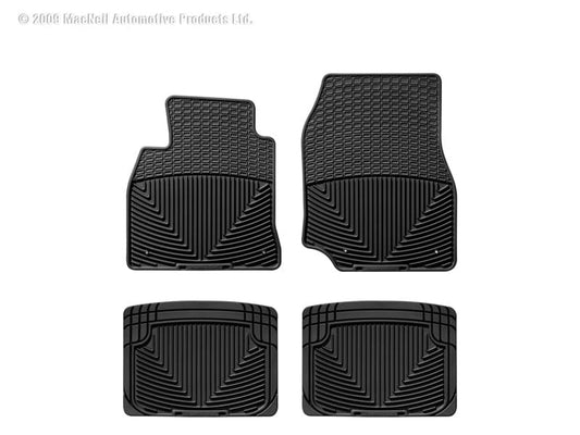 Kies-Motorsports WeatherTech WT Rubber Mats - Rear - Blk