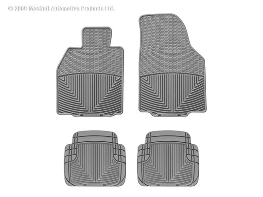 Kies-Motorsports WeatherTech WT Rubber Mats - Rear - Grey
