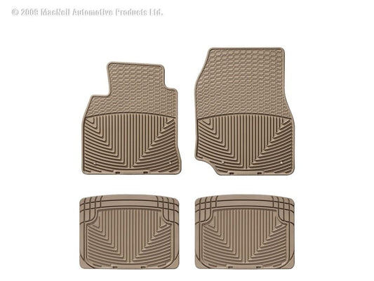 Kies-Motorsports WeatherTech WT Rubber Mats - Rear - Tan