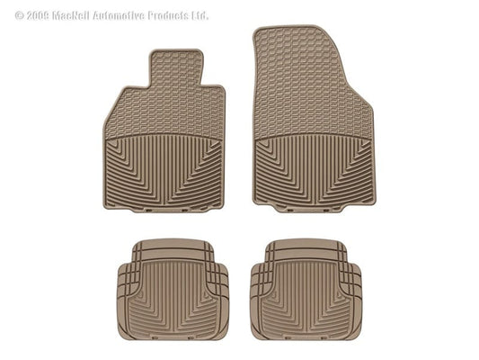 Kies-Motorsports WeatherTech WT Rubber Mats - Rear - Tan