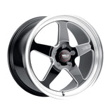 Kies-Motorsports Weld Weld 17x10 / 5x114.3 / ET +49 Belmont Drag S157 Wheel - Gloss Black W/ Milled Spokes