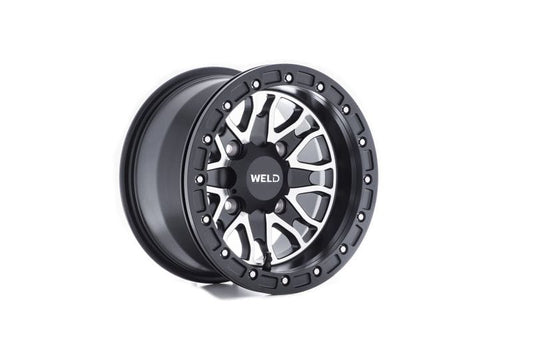 Kies-Motorsports Weld Weld UTV RF Series Raptor U501 14x10 Raptor Beadlock 4x136 5BS Satin BLK MIL