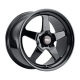 Kies-Motorsports Weld Weld VENTURA DRAG S151 Gloss Black Milled / 5x114.3 / 17"
