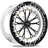 Kies-Motorsports Weld Weld Vitesse 15x10 / 5x4.5 BP / 5.5in. BS Black Wheel - Black Single Beadlock MT