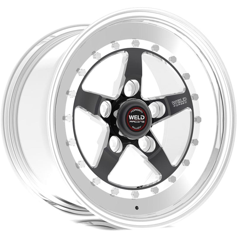 Kies-Motorsports Weld Weld Weldstar 15x10 / 5x4.5 BP / 6.5in. BS Black Wheel - Non-Beadlock