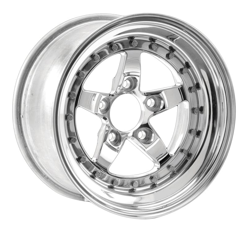 Kies-Motorsports Weld Weld Weldstar 15x15 / 5x4.75 BP / 4.5in. BS Polished Wheel - Non-Beadlock