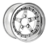 Kies-Motorsports Weld Weld Weldstar 15x15 / 5x4.75 BP / 4.5in. BS Polished Wheel - Non-Beadlock