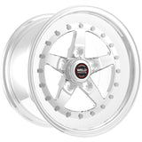Kies-Motorsports Weld Weld Weldstar 15x15 / 5x4.75 BP / 4.5in. BS Polished Wheel - Non-Beadlock
