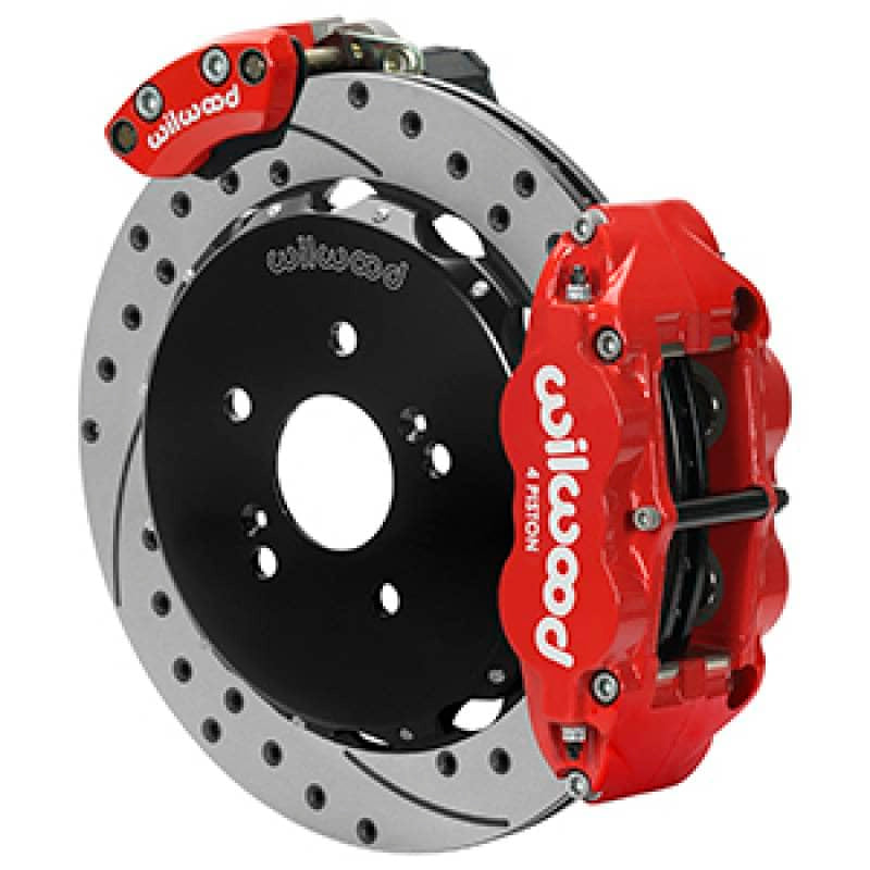 Kies-Motorsports Wilwood Wilwood 00-09 Honda S2000 Narrow Superlite 4R Rear Brake Kit - Drilled & Slotted
