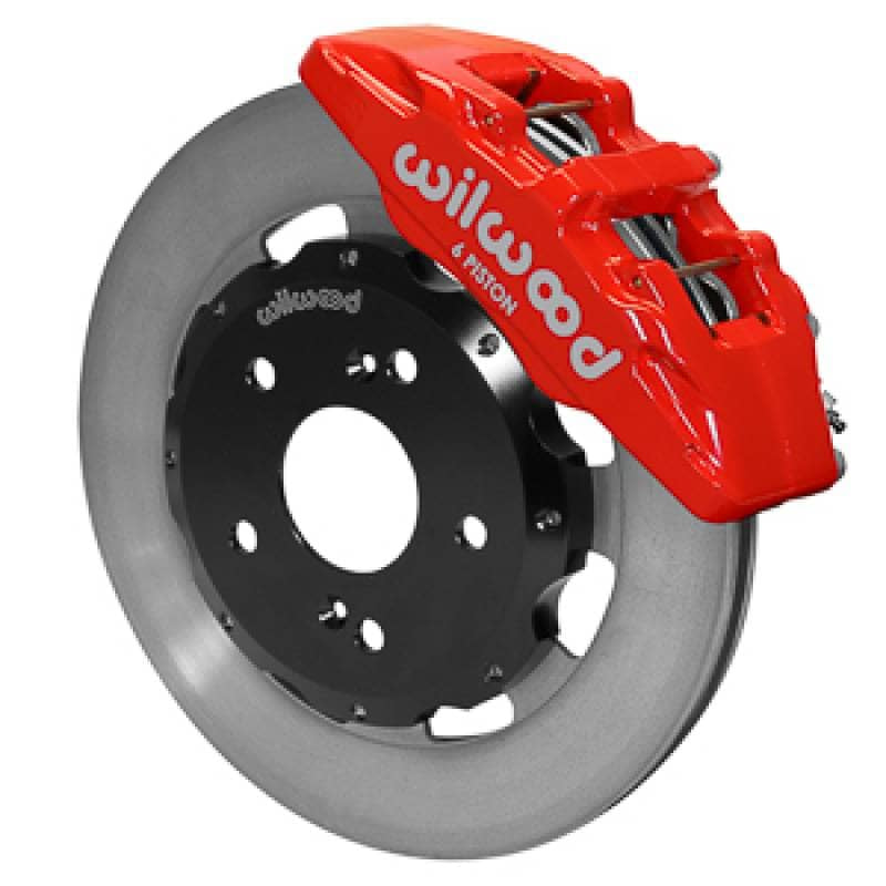Kies-Motorsports Wilwood Wilwood 02-06 Acura RSX Dynapro Forged Dynapro 6 Big Brake Front Brake Kit - Red