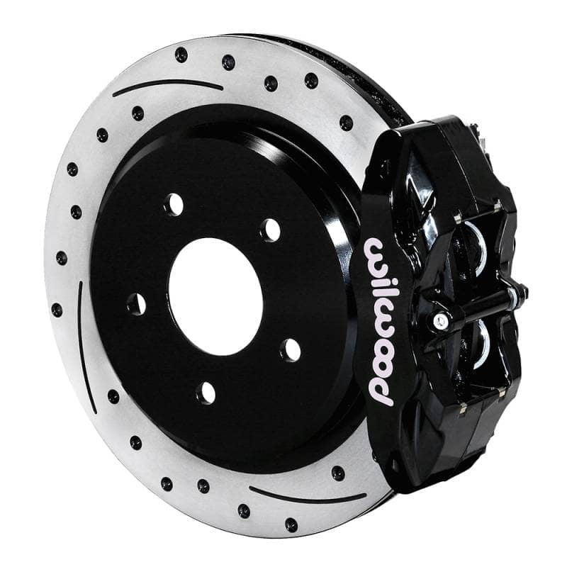 Kies-Motorsports Wilwood Wilwood 05-13 Chevy Corvette C6 Base DPC56 Rear Brake Kit - Black