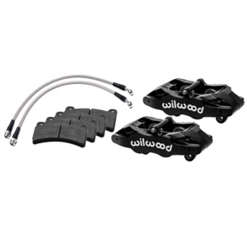 Kies-Motorsports Wilwood Wilwood 05-13 Corvette C6 Base Models DPC56 Rear Caliper Kit - Black