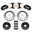 Kies-Motorsports Wilwood Wilwood 14-19 Chevrolet Corvette C7 Forged XRS6R Front BBK - 14.00 Rotor - Black