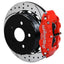 Kies-Motorsports Wilwood Wilwood 20-21 Jeep Gladiator Narrow Superlite 4R Rear Brake Kit SRP 13.50in Rotor w/Lines - Red