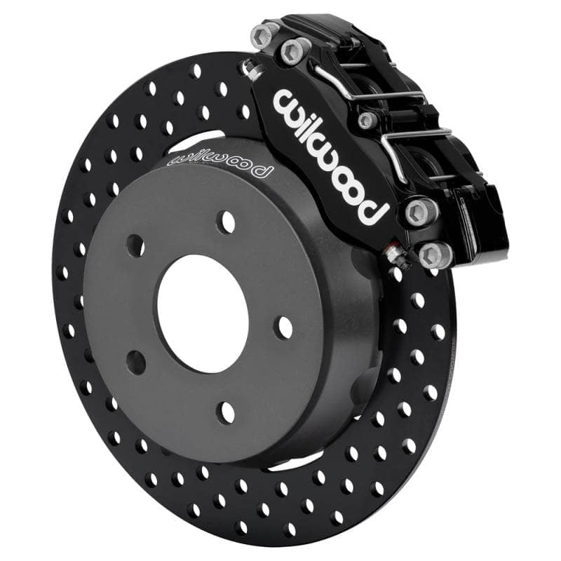 Kies-Motorsports Wilwood Wilwood 22-24 Polaris RZR Turbo/ Pro R 5-Lug Front Big Brake Kit - Drilled Rotors Black Powder Coat