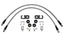 Kies-Motorsports Wilwood Wilwood 22-24 Toyota LC300/Tundra Front Flexline Kit 25in