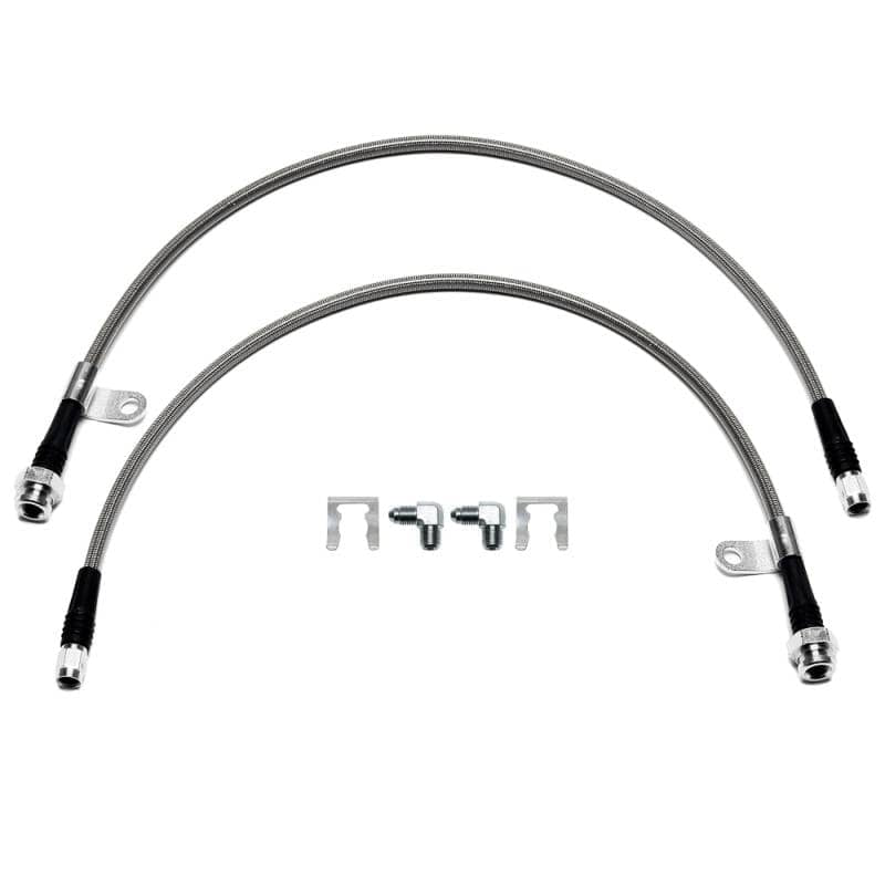 Kies-Motorsports Wilwood Wilwood 23in OAL Flexline M10x1.0 Hose to -3 w/ Bracket