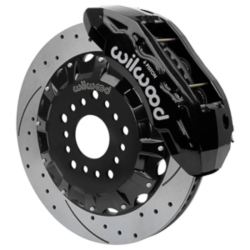 Kies-Motorsports Wilwood Wilwood 63-70 Chevy C10 TX6R Front Kit w/ 16in SRP Rotors & Lines - Black
