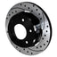 Kies-Motorsports Wilwood Wilwood 6x5.5 SRP Drilled Performance Rear Rotor & Hat L/H - Black