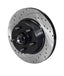 Kies-Motorsports Wilwood Wilwood 70-73 Ford Mustang 5x4.5 SRP Drilled Performance Front Rotor & Hat L/H - Black