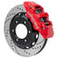Kies-Motorsports Wilwood Wilwood 71-91 Chevy Blazer Aero6 Front Brake Kit w/ 14.00in Drilled & Slotted Rotor - Red