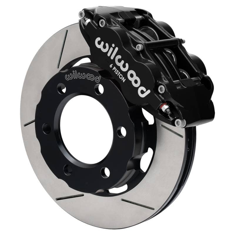 Kies-Motorsports Wilwood Wilwood 71-91 Chevy Blazer Forged Dynalite Front Brake Kit w/ 12.19in Slotted Rotor - Black