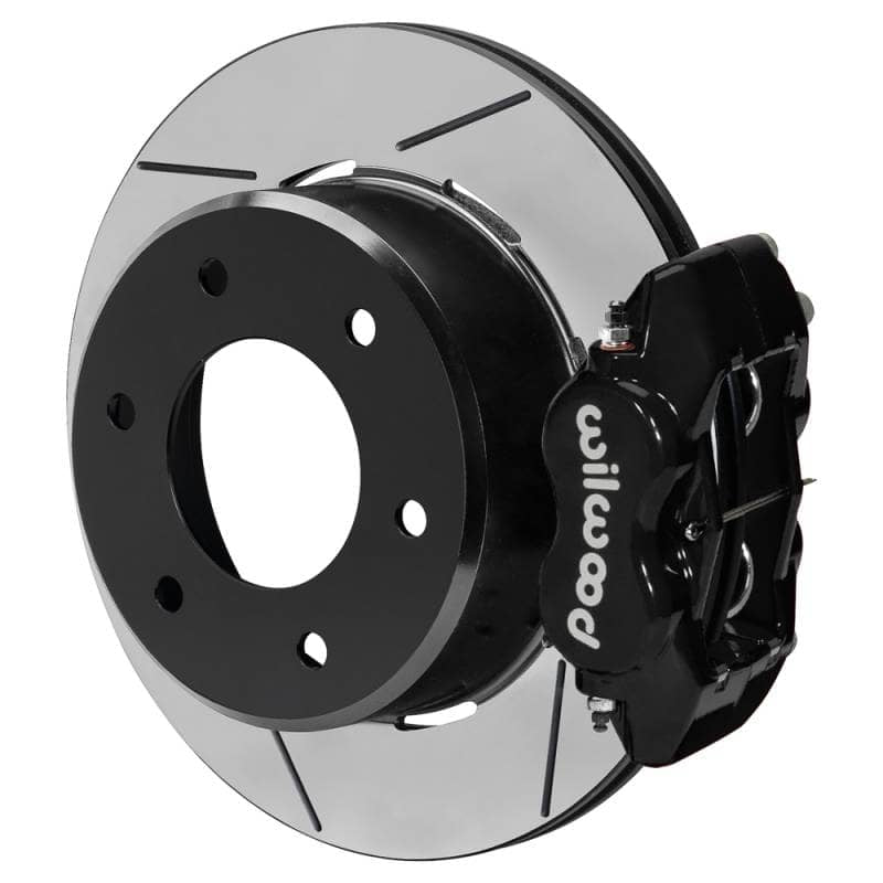 Kies-Motorsports Wilwood Wilwood 71-91 Chevy Blazer Forged Dynalite Rear Brake Kit w/ 12.19in Slotted Rotor - Black