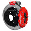 Kies-Motorsports Wilwood Wilwood 88-98 GM C1500 Superlite Rear Electronic Parking Brake Kit 14in Rotor 3.25in Offset - Red