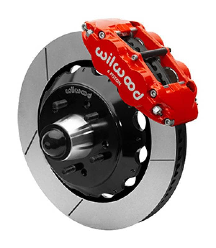 Kies-Motorsports Wilwood Wilwood 88-98 GMC Truck C1500/C2500 Narrow Superlight 6R Front Truck Kit 14.00in - Red