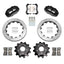 Kies-Motorsports Wilwood Wilwood 89-02 Nissan Skyline Superlite 4R Rear BBK w/ 13.50in Diameter Slotted Rotor - Black