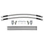 Kies-Motorsports Wilwood Wilwood 89-98 Nissan 240SX / 89-02 Nissan Skyline Rear Flexline Kit (M10x1.0 to 1/8-27)