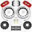 Kies-Motorsports Wilwood Wilwood 89-98 Nissan 240SX/89-94 Skyline/90-96 300ZX Aerolite 6R Front BBK w/ 14in D/S Rotors - Red