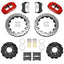 Kies-Motorsports Wilwood Wilwood 89-98 Nissan 240SX/89-94 Skyline/90-96 300ZX Superlite 6R Fr BBK w/ 12.88in D/S Rotors - Red