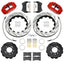Kies-Motorsports Wilwood Wilwood 89-98 Nissan 240SX/89-94 Skyline/90-96 300ZX Superlite 6R Front BBK w/ 14in D/S Rotors - Red