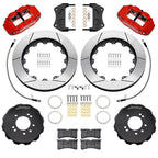 Kies-Motorsports Wilwood Wilwood 89-98 Nissan 240SX/89-94 Skyline/90-96 300ZX Superlite 6R Front BBK w/ 14in D/S Rotors - Red