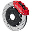 Kies-Motorsports Wilwood Wilwood 95-98 Nissan Skyline Superlite 6R Front BBK w/ 14.00in D/S Rotors & Flexlines - Red