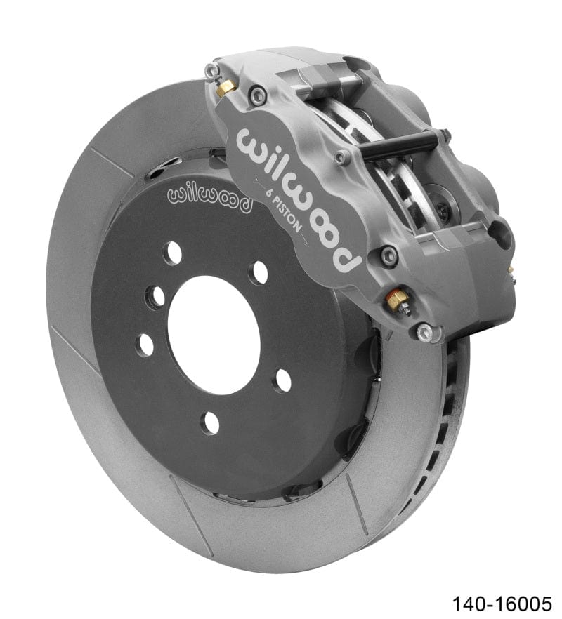 Kies-Motorsports Wilwood Wilwood 95-99 E36 M3 BMW Forged Narrow Superlite 6R Front Big Brake - Gray Main image