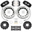Kies-Motorsports Wilwood Wilwood 99-02 Nissan Skyline Aerolite 6R Front BBK w/ 14.00in D/S Rotors & Flexlines - Black