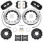 Kies-Motorsports Wilwood Wilwood 99-02 Nissan Skyline Aerolite 6R Front BBK w/ 14in Slotted Rotors & Flexlines - Black