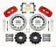 Kies-Motorsports Wilwood Wilwood AERO4 Rear Kit 14.00 Drilled Red 2007-2011 BMW E90 Series w/Lines