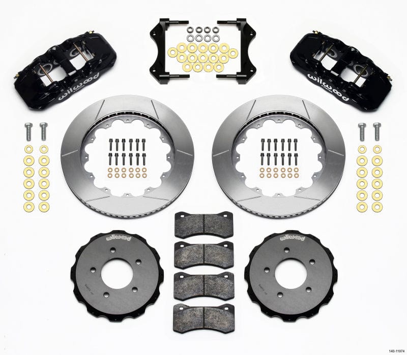 Kies-Motorsports Wilwood Wilwood AERO6 Front Hat Kit 14.00 99-06 BMW E46 Main image