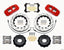Kies-Motorsports Wilwood Wilwood AERO6 Front Hat Kit 14.00 Drilled Red 2007-2011 BMW E90 Series w/Lines