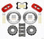 Kies-Motorsports Wilwood Wilwood AERO6 Front Hat Kit 14.00 Red 99-06 BMW E46