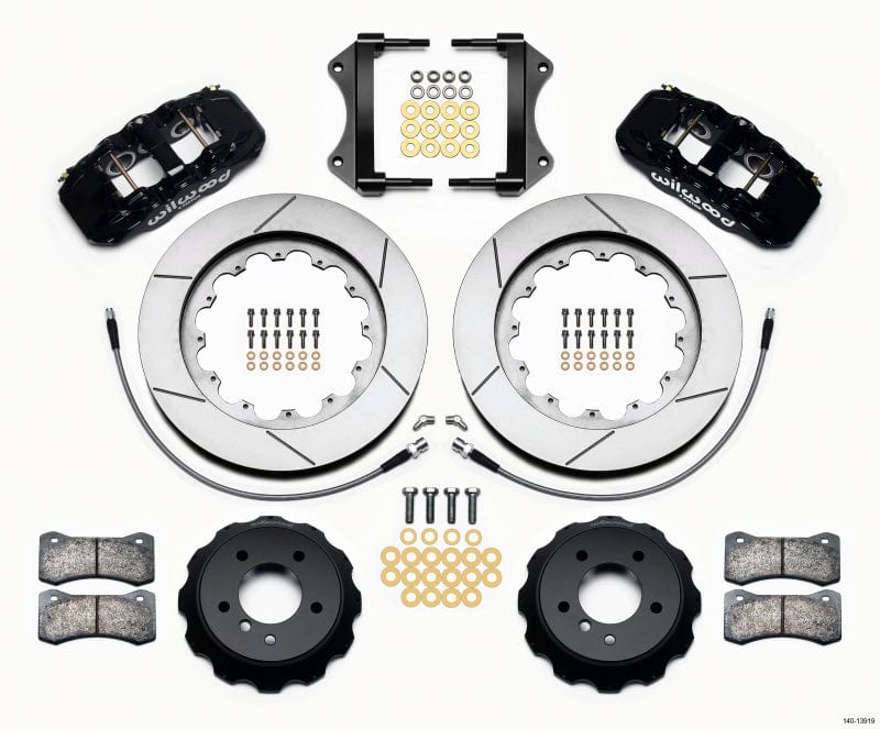 Kies-Motorsports Wilwood Wilwood AERO6 Front Hat Kit 15.00 2007-2011 BMW E90 Series w/Lines
