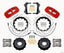 Kies-Motorsports Wilwood Wilwood AERO6 Front Hat Kit 15.00 Drilled Red 2007-2011 BMW E90 Series w/Lines