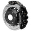 Kies-Motorsports Wilwood Wilwood Big Ford New Style Aero4 Rear EPB Kit - 14in Drilled Rotor - 2.50in Offset - Black