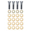 Kies-Motorsports Wilwood Wilwood bolt kit bracket M12-1.75X50MM W/SHIMS & washers 4-PACK