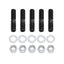 Kies-Motorsports Wilwood Wilwood bolt kit stud 7/16 OD 2.00 OAL nut washers drive flange